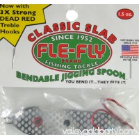 Fle-Fly Classic Slab Jigging Spoon, 1.5 oz, Black   550264194